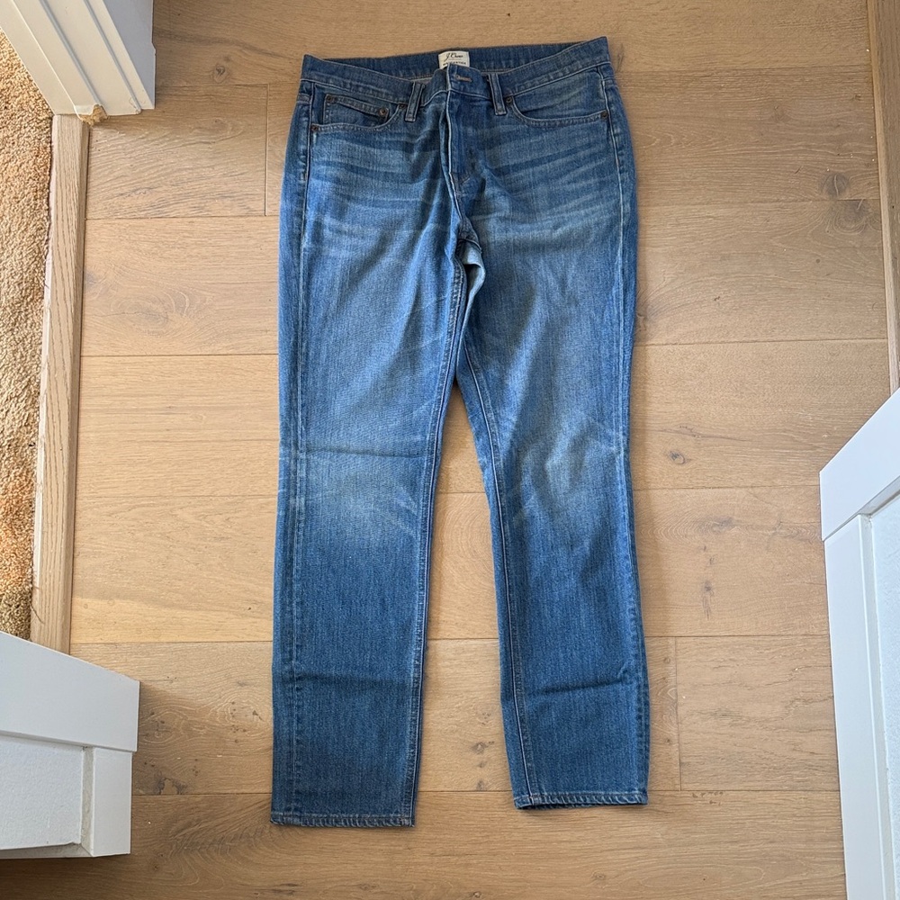 J. Crew Matchstick straight leg medium Blue Jeans 30